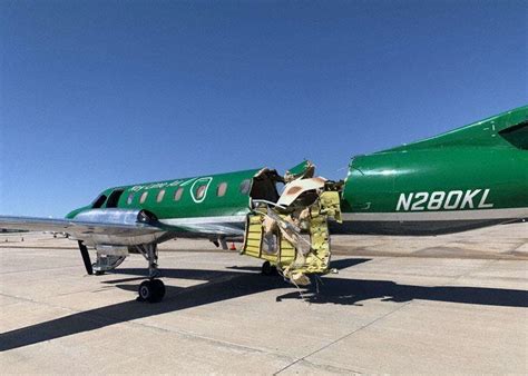 Mangled Metroliner lands safely after mid-air collision | News | Flight ...