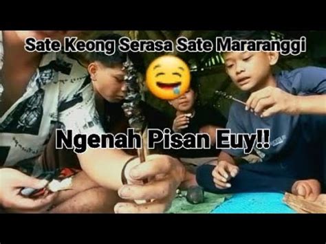 Mukbang Sate Keong Mas Hasil Alam Serasa Sate Maranggi Mukbang