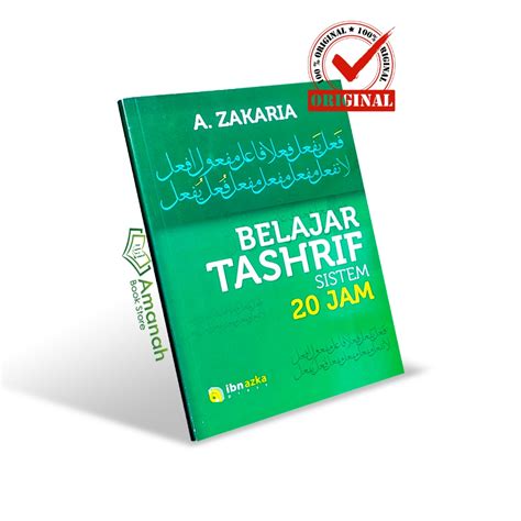 Jual Belajar Tashrif Sistem 20 Jam Ustadz Aceng Zakariya Dar Ibn