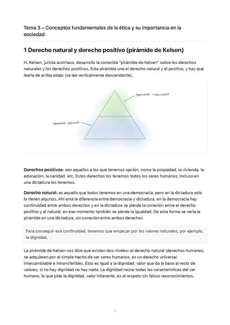 SOLUTION Tema 3 Conceptos Fundamentales De La Tica Y Su Importancia En