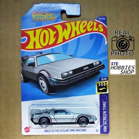 STE Hot Wheels Back To The Future Time Machine Scale Car Toys Shopee Malaysia
