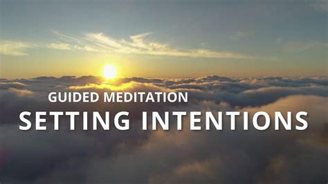 5 Minute Guided Morning Meditation Set Your Intentions YouTube