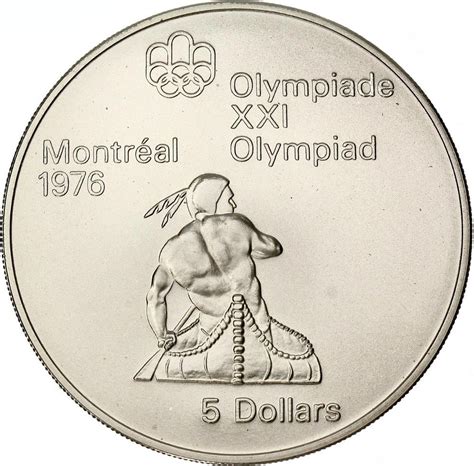 Dollars Lisabeth Ii Olympiades De Montr Al Cano Canada Numista