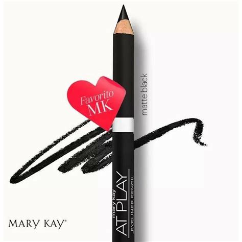 L Pis Para Os Olhos At Play Mary Kay Matte Black Lapis De Olho Preto