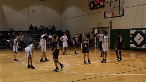 Shady Spring Tigers Vs Park Middle Roadrunners 1 7 2019 Youtube