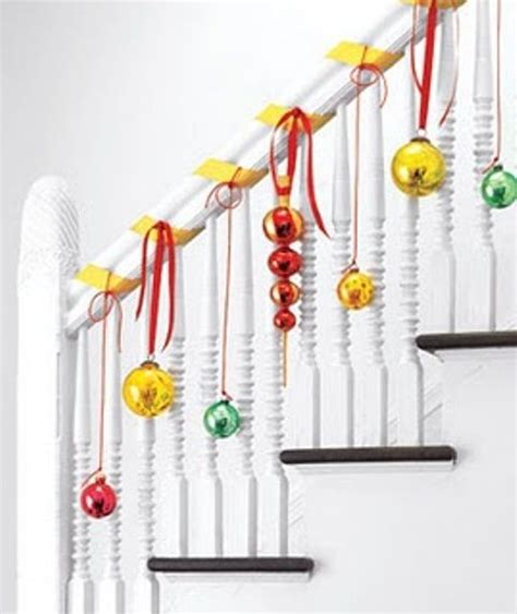 Awesome Christmas Stairs Decoration Ideas Digsdigs Christmas