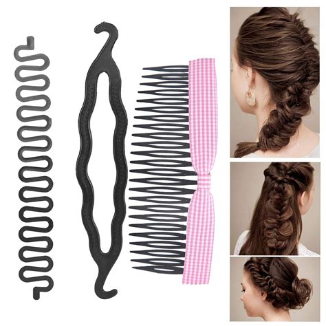 Buy Pieces Hair Braiding Tools Set Hair Clipper Hair Accessories