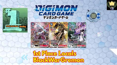 Digimon TCG First Place Undefeated BlackWarGreymon Deck Profile