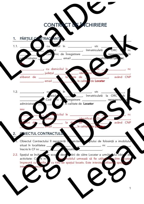 Contract de închiriere legaldesk ro