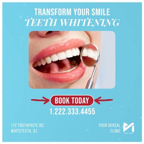 Teeth Whitening Ad Template Postermywall