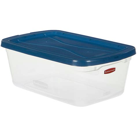 Rubbermaid Clever Store Clears Storage Container 6 5 Qt 10 Pack