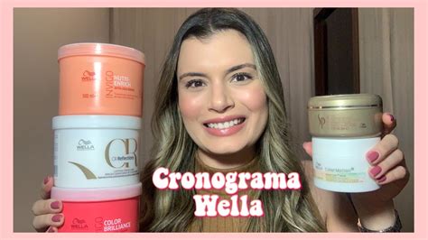 CRONOGRAMA CAPILAR WELLA Paula Rabelo YouTube