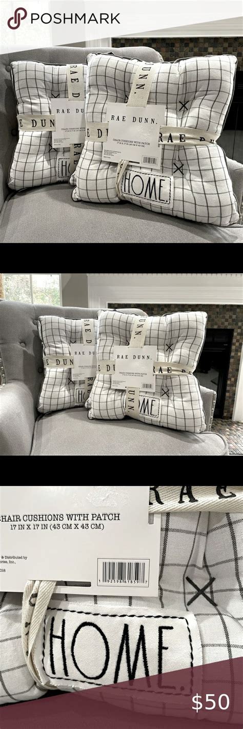 Rae Dunn Chair Cushions Chair Cushions Bed Pillows H M Home New