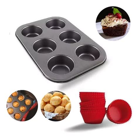 Kit Fominhas Silicone Bolo Muffim Mini Cupcake E Assadeira Frete Gr Tis