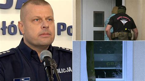 Weszli z hukiem Były szef policji zatrzymany przez CBA