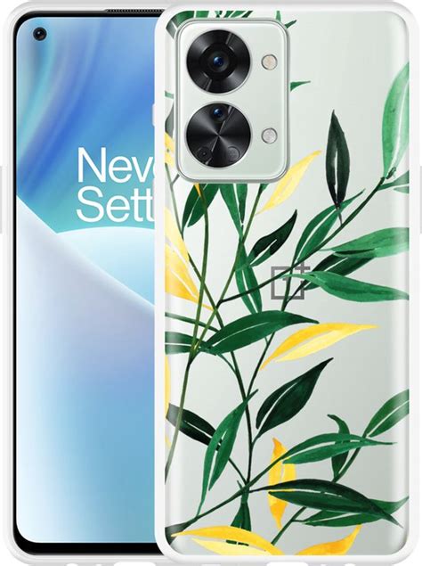 Cazy Hoesje Geschikt Voor OnePlus Nord 2T Watercolor Flowers Bol