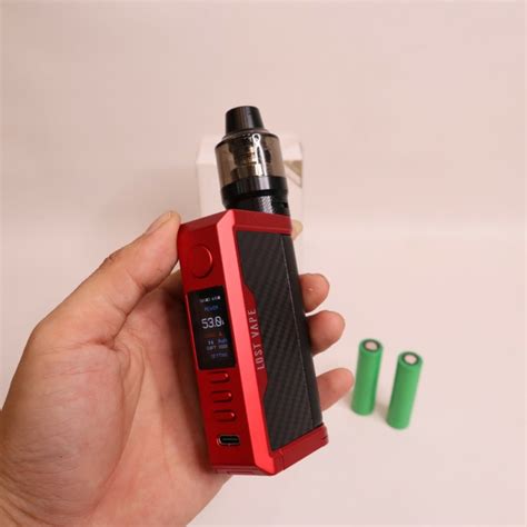 jual paket vape mod lost vape centaurus  watt kit rta authentic
