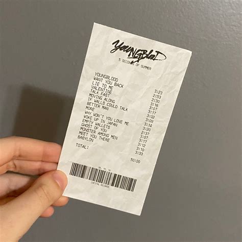 Album Receipts Hackerqust