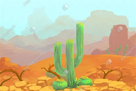 Desert - Game Background by ludicarts