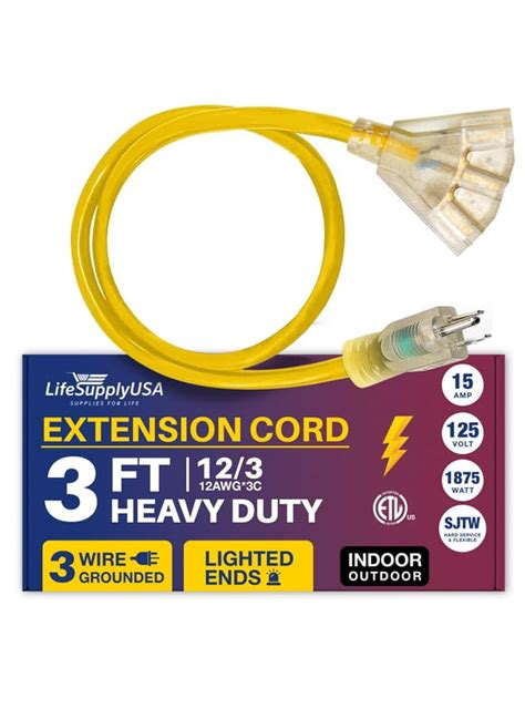 12 Gauge Extension Cords In Extension Cords By Gauge