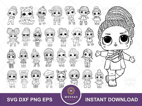 Image Svg Purchase History Lol Dolls Silhouette Studio Designer