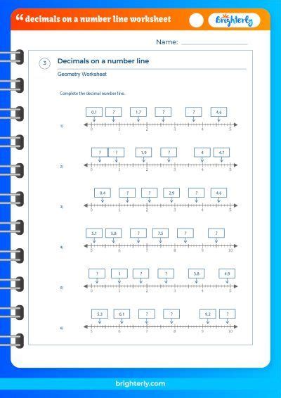 FREE Decimals On A Number Line Worksheet [PDFs] Brighterly.com