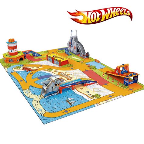 Playset Cidade Hot Wheels Tubarão Xalingo Shopee Brasil