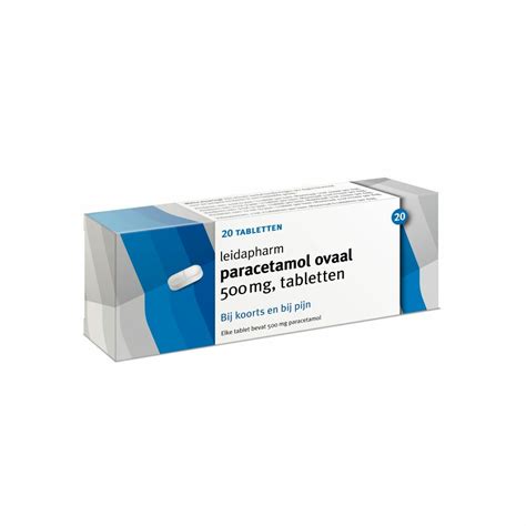 Leidapharm Paracetamol 500 Mg Ovaal 20 Tabletten Plein Nl