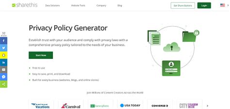 Los 50 mejores generadores de políticas de privacidad plantillas y