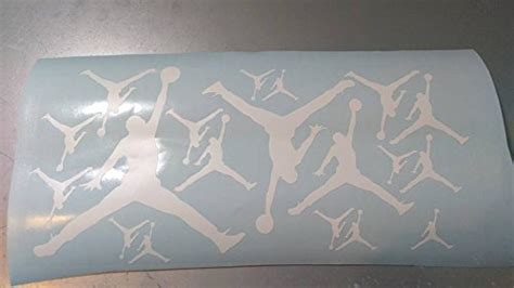 Buy 20 Assorted White Air Jordan - Jumpman Vinyl Stickers + Bonus Nike ...