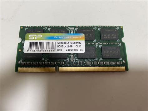 ノートpc用メモリ 135v 低電圧 Ddr3l 1600 8gb×1枚 By メルカリ