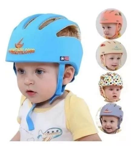 Casco Antigolpes Para Bebe Gorro Protector Ajustable Niños MercadoLibre