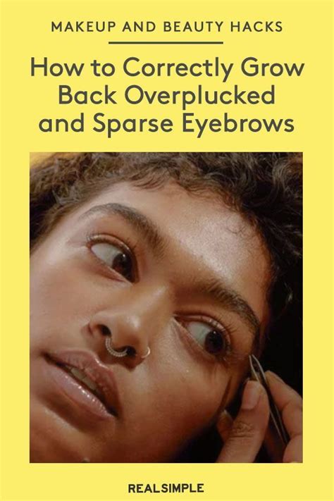 How To Grow Back Overplucked Eyebrows Artofit