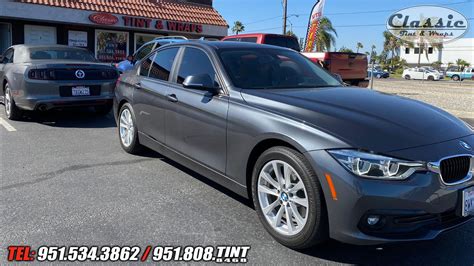 Bmw With Fresh Tinted Windows Done At Classic Tint And Wraps In Riverside Ca Classic Tint And