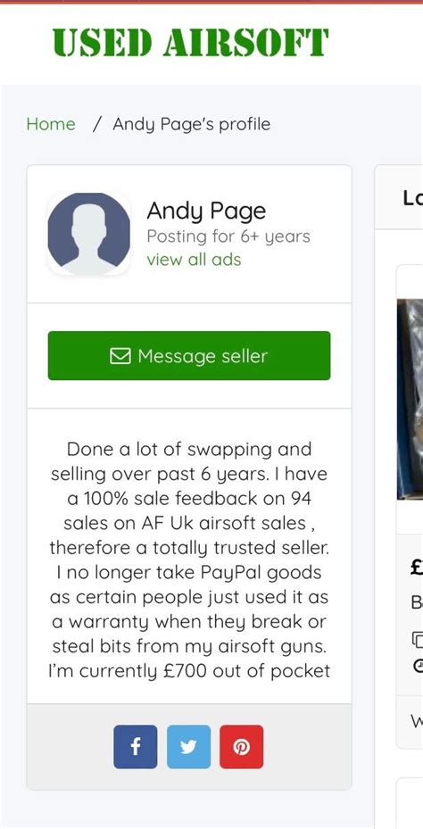 Who Knows Andy Page General Discussion Airsoft Forums Uk