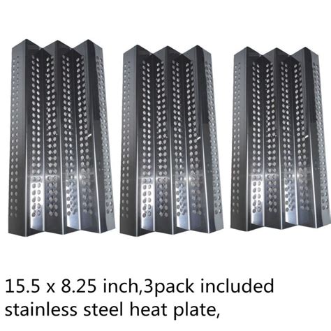 3 Pack Stainless Steel Heat Plate Replacement For Gas Grill Models American Outdoor Grill 30nb