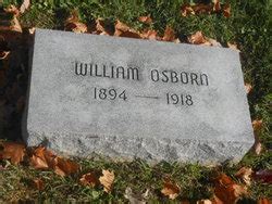 William Henry Osborn 1894 1918 Mémorial Find a Grave