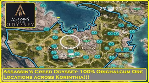 Assassins Creed Odyssey 100 Locations Of Orichalcum Ore In