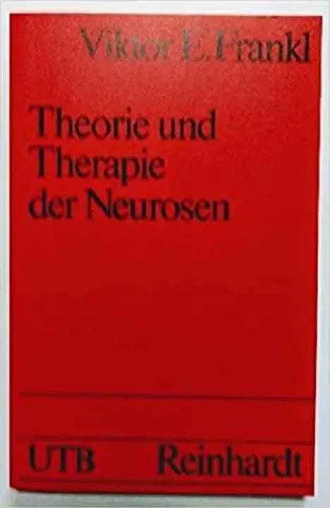 Theorie Und Therapie Der Neurosen Viktor E Frankl Von Volkshilfe