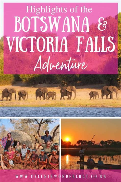 Highlights From The Rock My Botswana Victoria Falls Adventure Tour