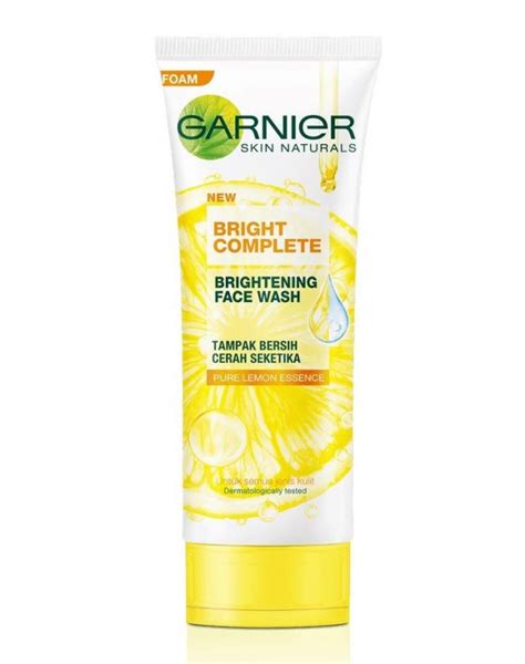 Garnier Bright Complete Brightening Face Wash Foam Beauty Review