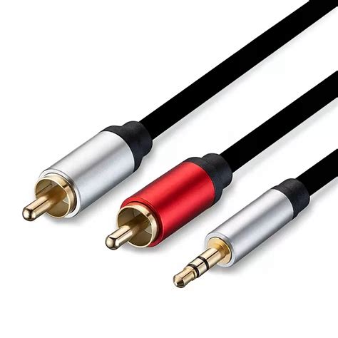 KABEL AUX MINI JACK 3 5mm 2x RCA CINCH STEREO 5m Sklep Opinie Cena