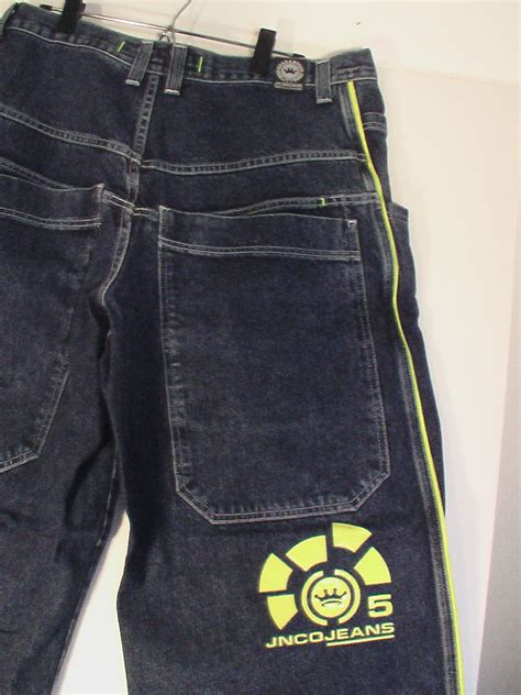 vintage JNCO raver jeans New unworn Reactor Jean 90s 36 waist