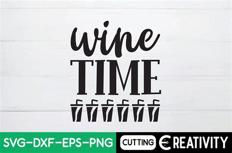 Wine Time Graphic By Creativity · Creative Fabrica