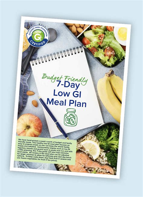 Budget Friendly Meal Plan Gi Foundation