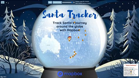 Santa Tracker by Mapbox