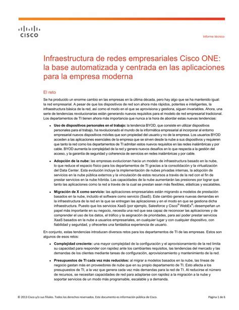 Pdf Infraestructura De Redes Empresariales Cisco One La Base