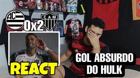 REACT ATLÉTICO MG 2 X 0 ATHLETIC MELHORES MOMENTOS REAÇÕES GOL DE FALTA