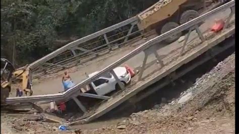 Accidentes Colapsa puente vehicular en construcción de la Huasteca