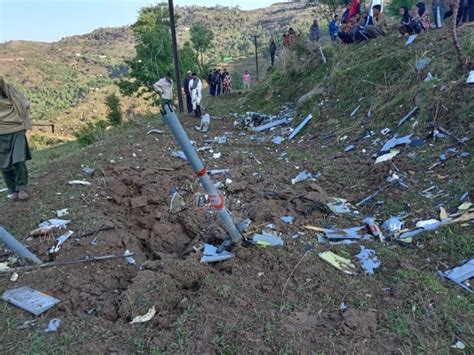 Drone Like Object In Damaged Shape Found Near Loc In J Ks Poonch The